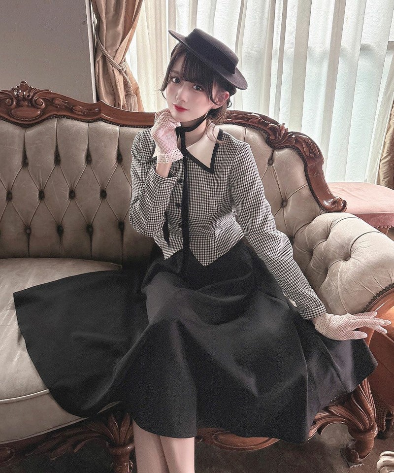 black×white / 163cm