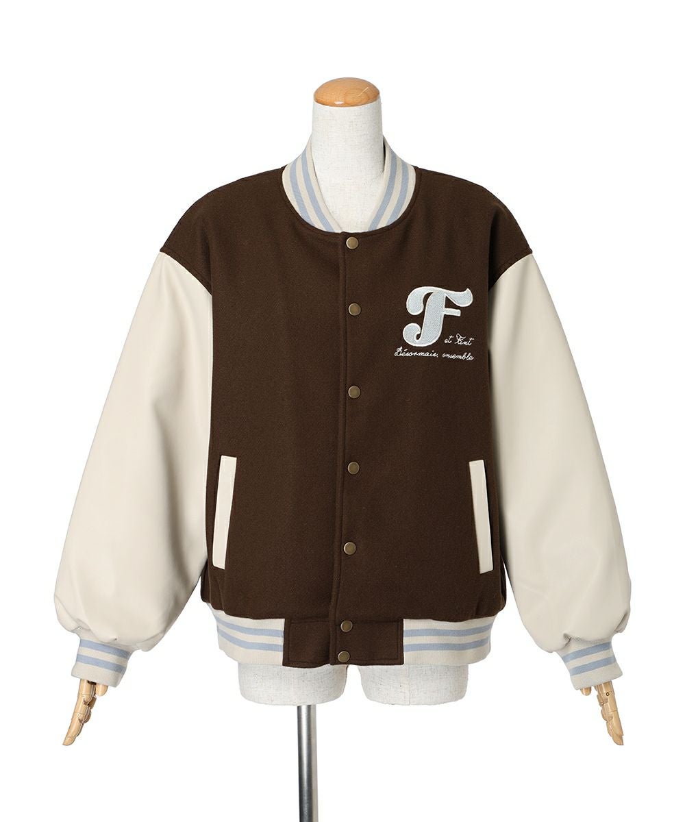 バックロゴ刺繍スタジャン/F i.n.t [52AD02j011] | F i.n.t公式通販サイト