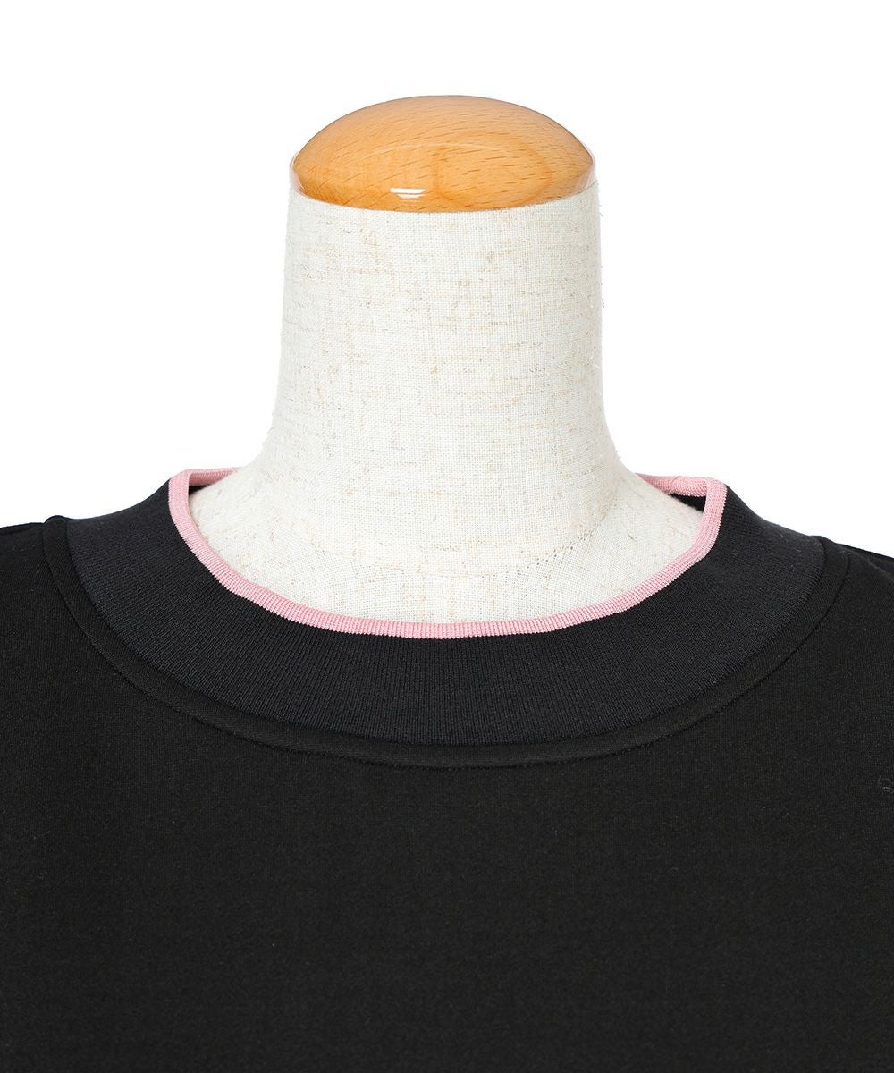 襟元アップ (black)