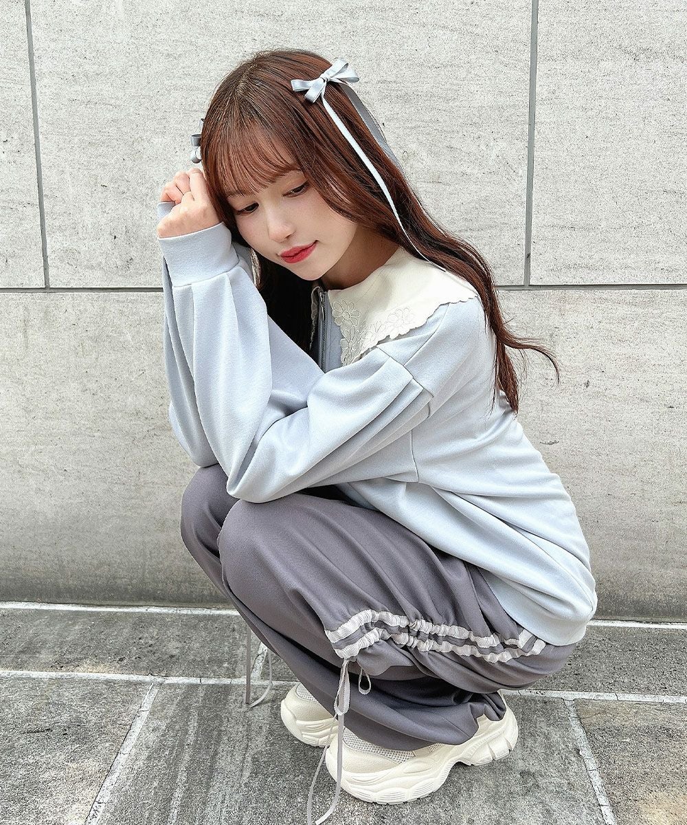 ヘアスタイリングセット □サテンロングリボンヘアクリップセット/F i.n.t [53AB17a004] | F