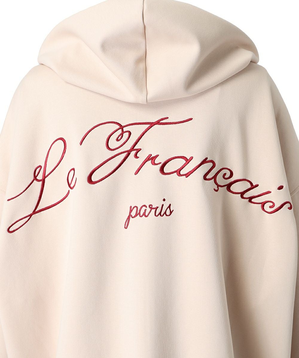 バック刺繍 (pink beige)