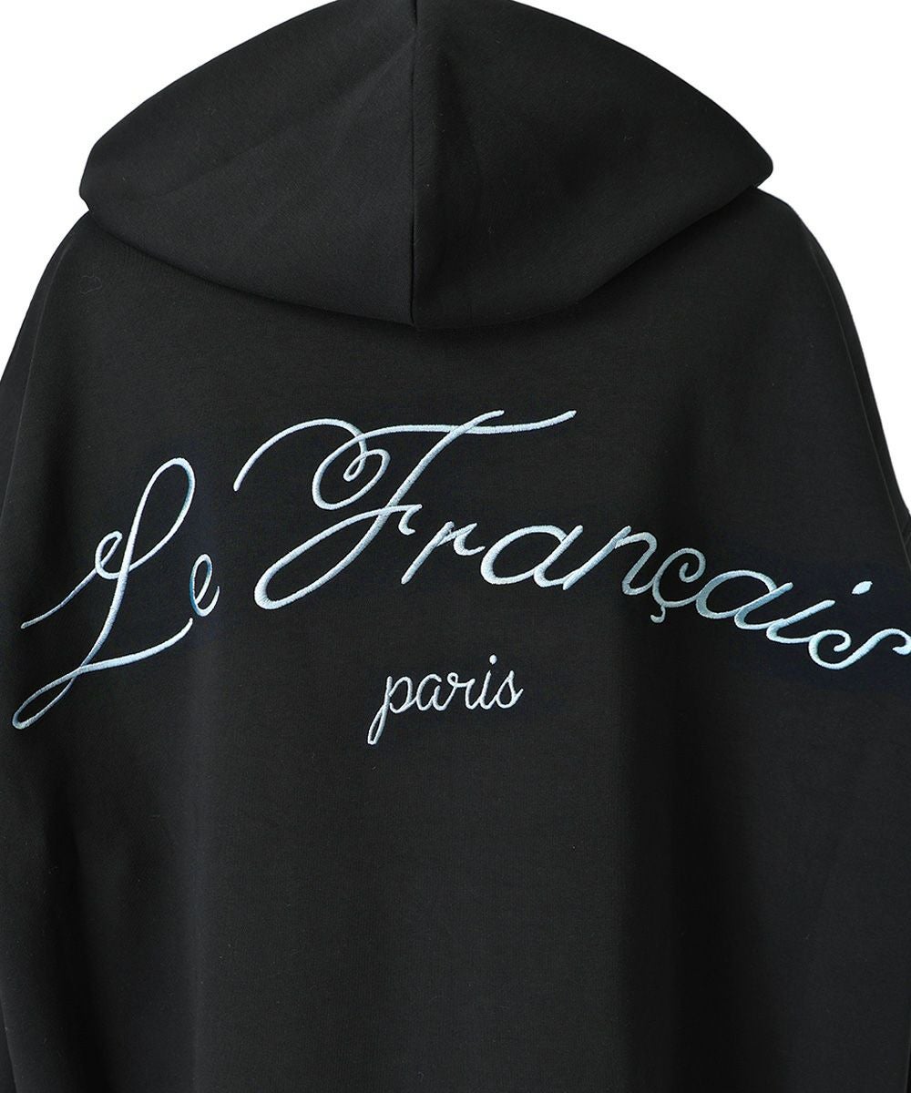 バック刺繍 (black)