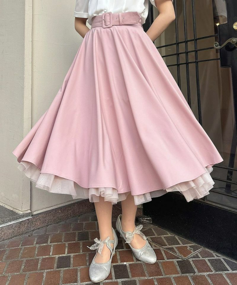 □パニエサーキュラースカート/an another angelus [53BG03p004] | F