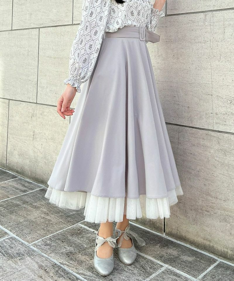 □パニエサーキュラースカート/an another angelus [53BG03p004] | F