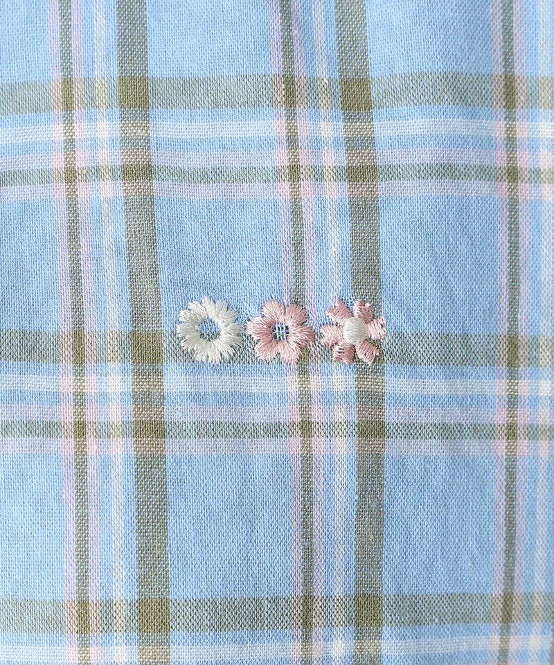 刺繍 (blue×green)