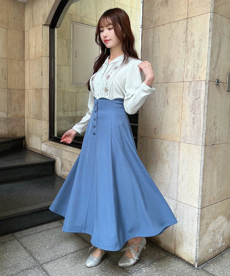 light blue / 157cm / 着用サイズ：2