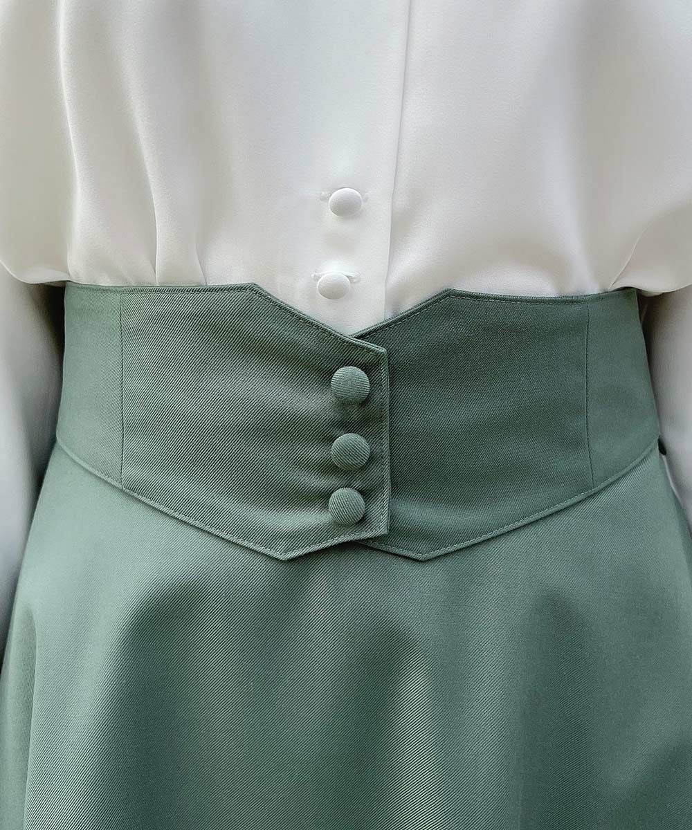 light green / 157cm / 着用サイズ：2