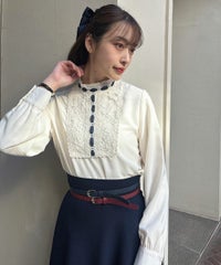 off white×navy / 165cm