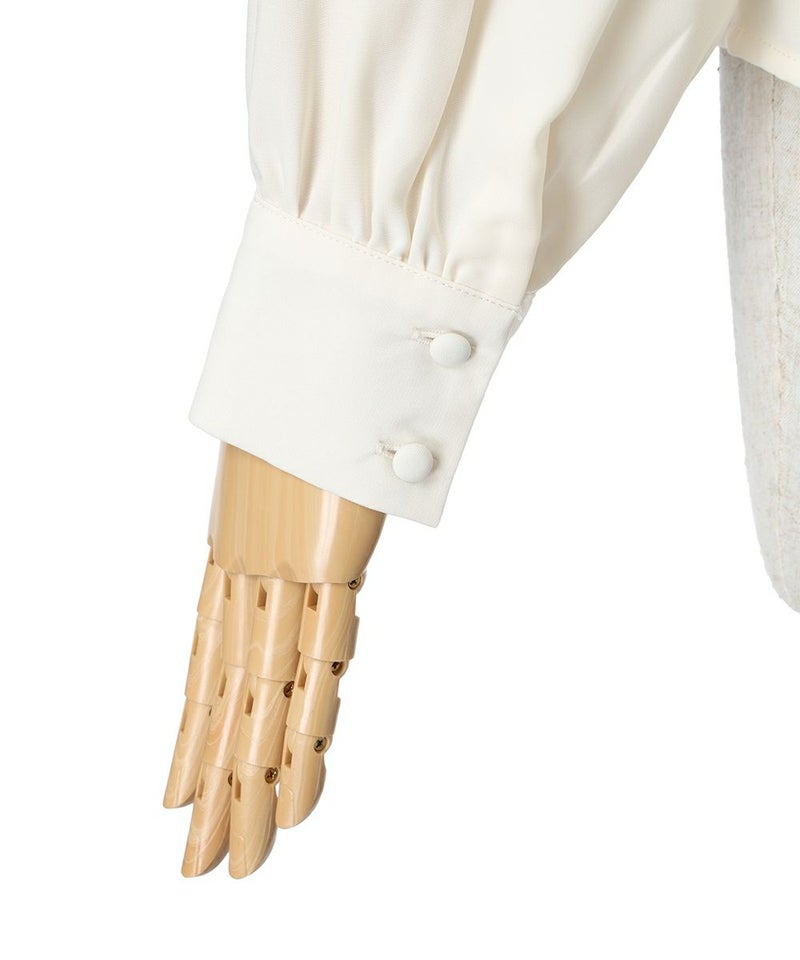 袖 (off white×navy)