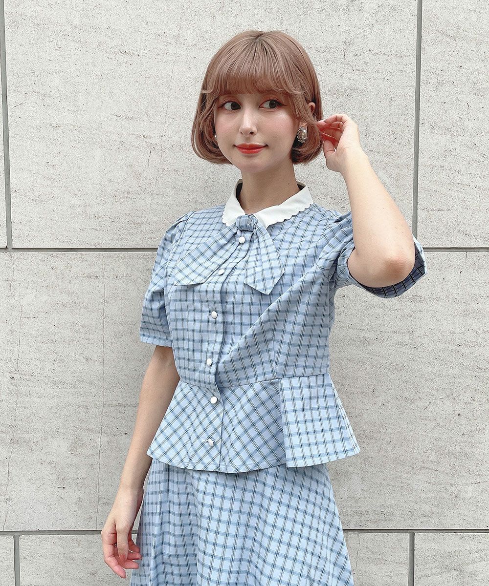 blue×navy / 152cm