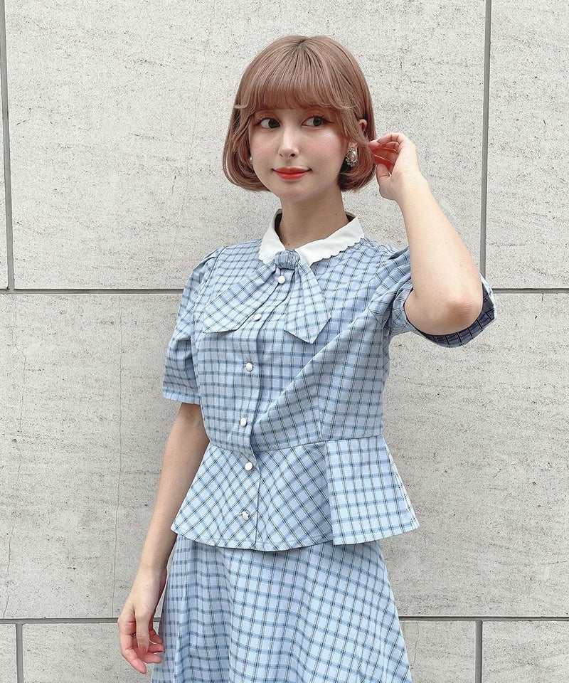blue×navy / 152cm