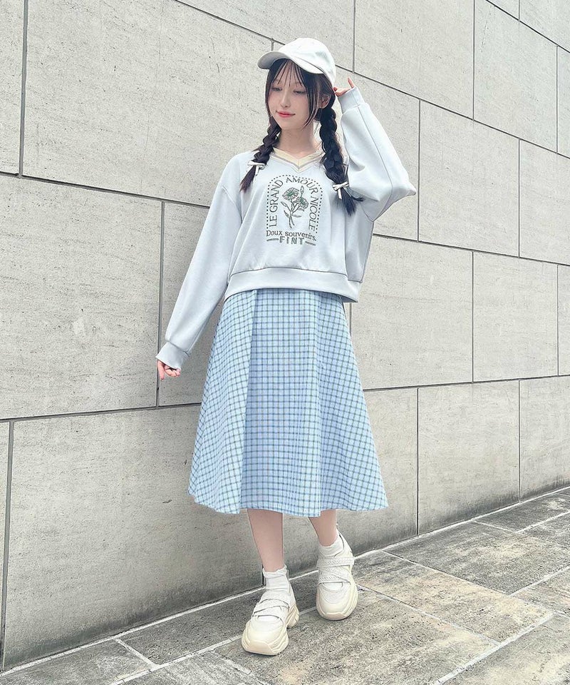 blue×navy / 157cm