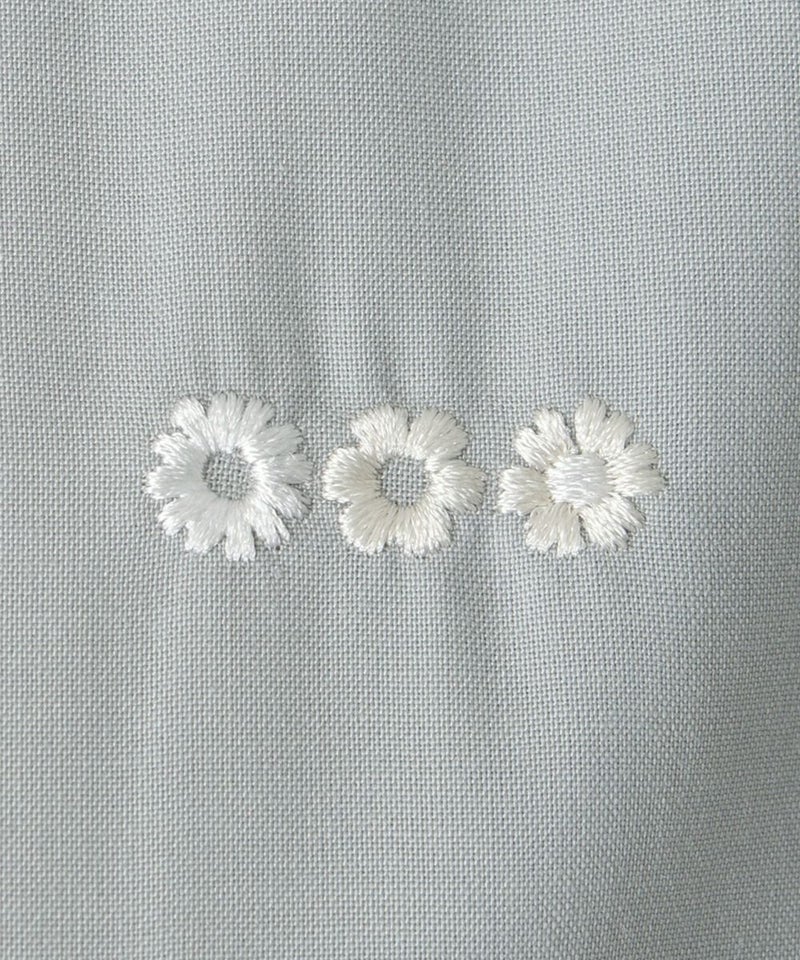 刺繍 (blue gray)