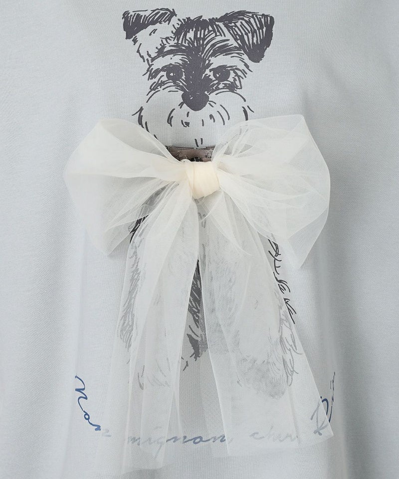 プリント (blue gray)