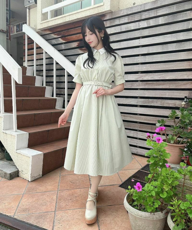 light yellow×white / 157cm