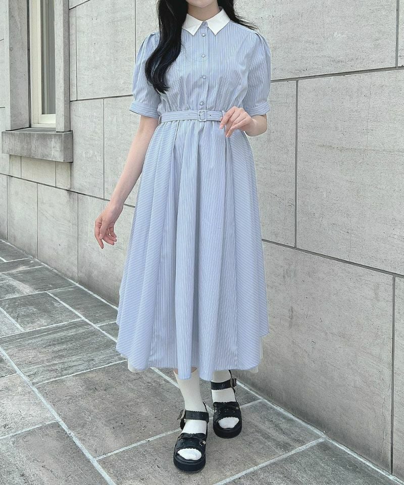 light blue×white / 157cm