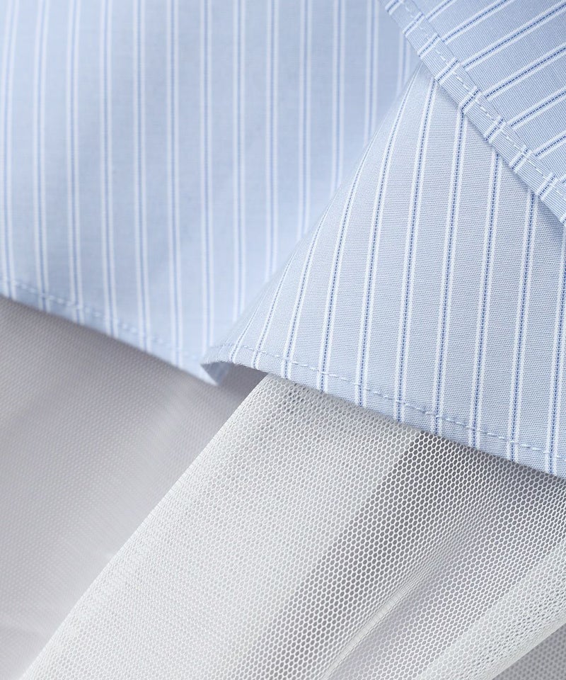 生地アップ (light blue×white)