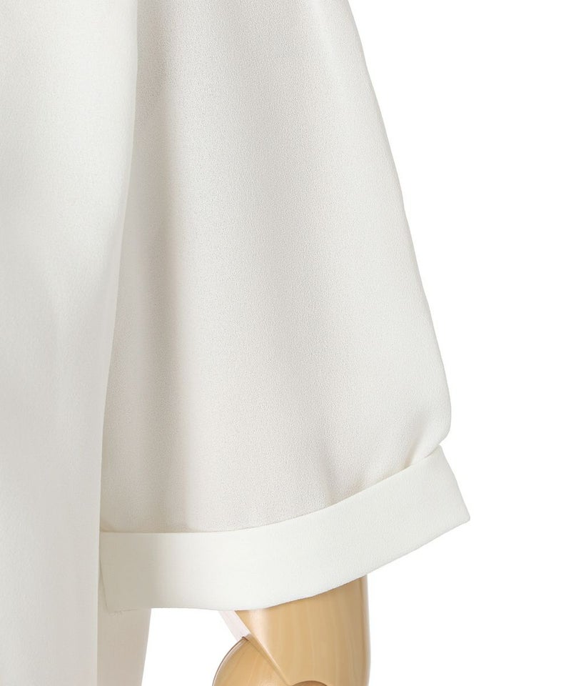 袖 (off white × gray)