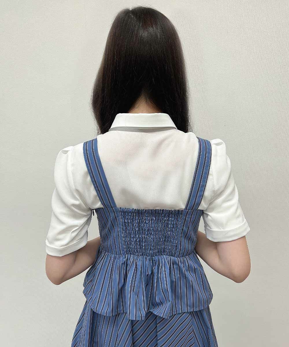 blue × brown / 157cm