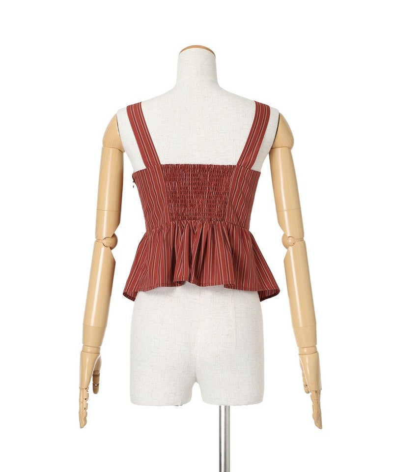 バック (bordeaux × beige)