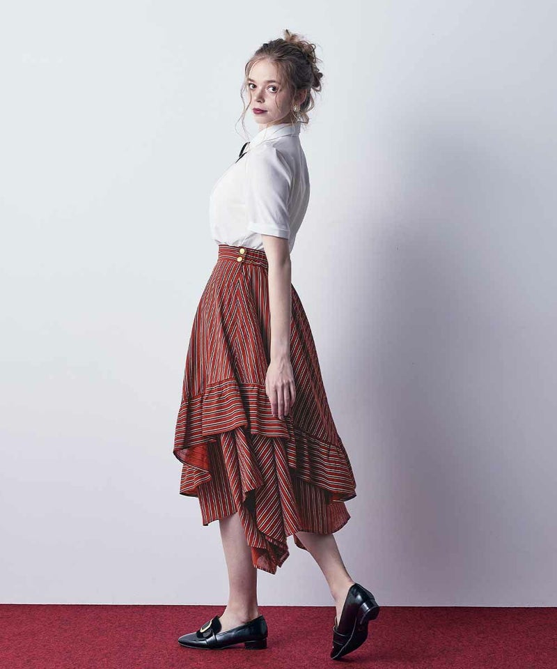 bordeaux × beige / 173cm