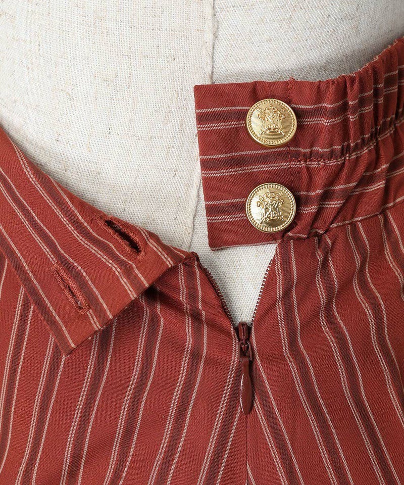 サイドファスナー (bordeaux × beige)