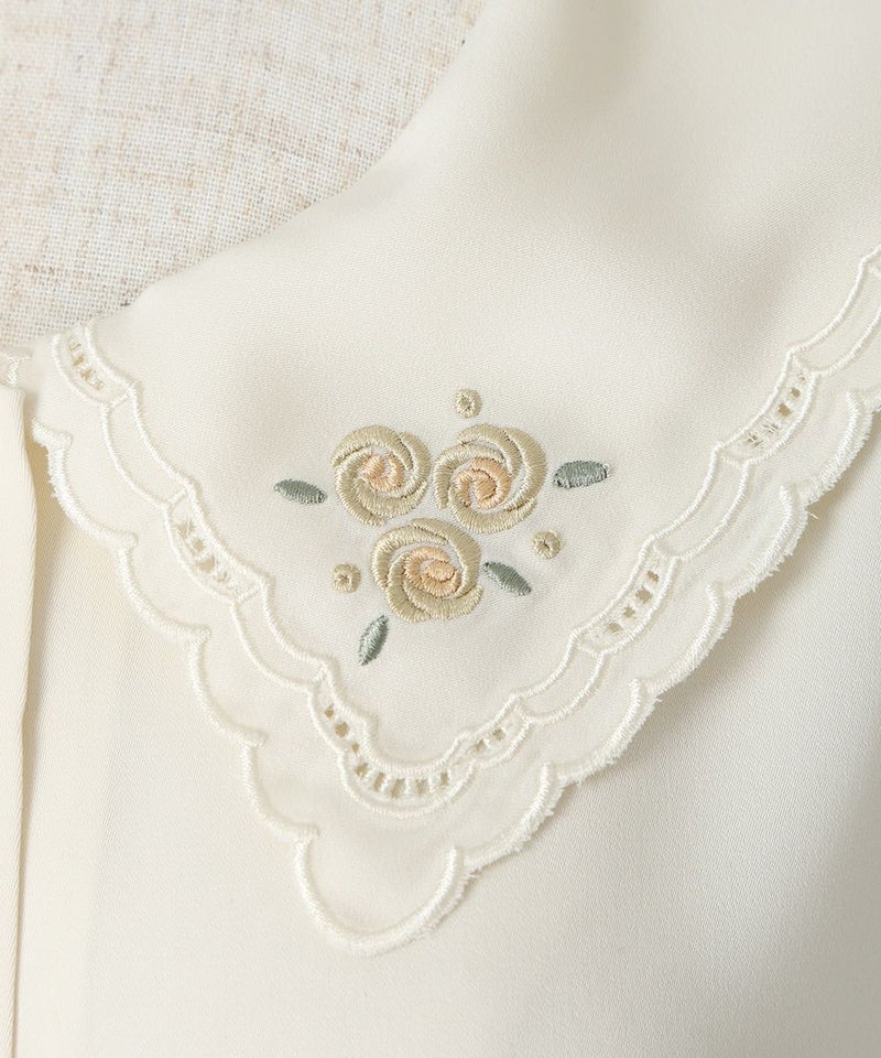 刺繍 (off white×yellow)