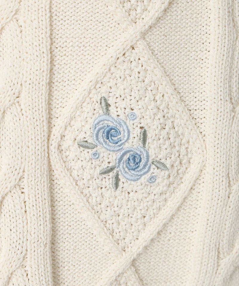 刺繍 (off white)