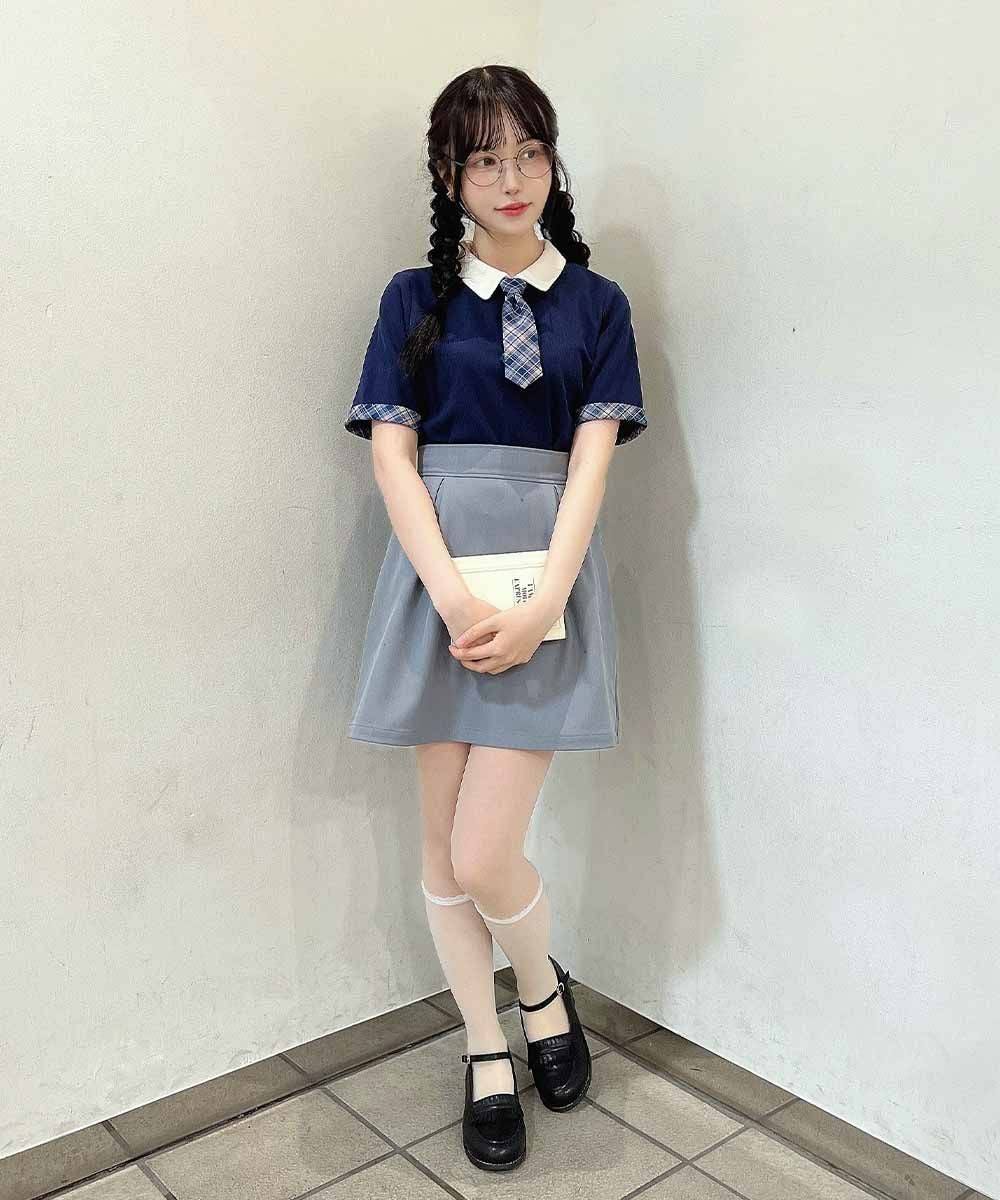 navy×blue / 157cm