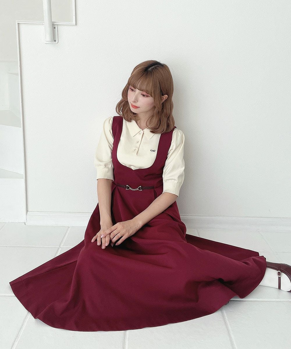 □ANロゴ刺繍ニットポロ/an another angelus [53BJ07h003] | F i.n.t