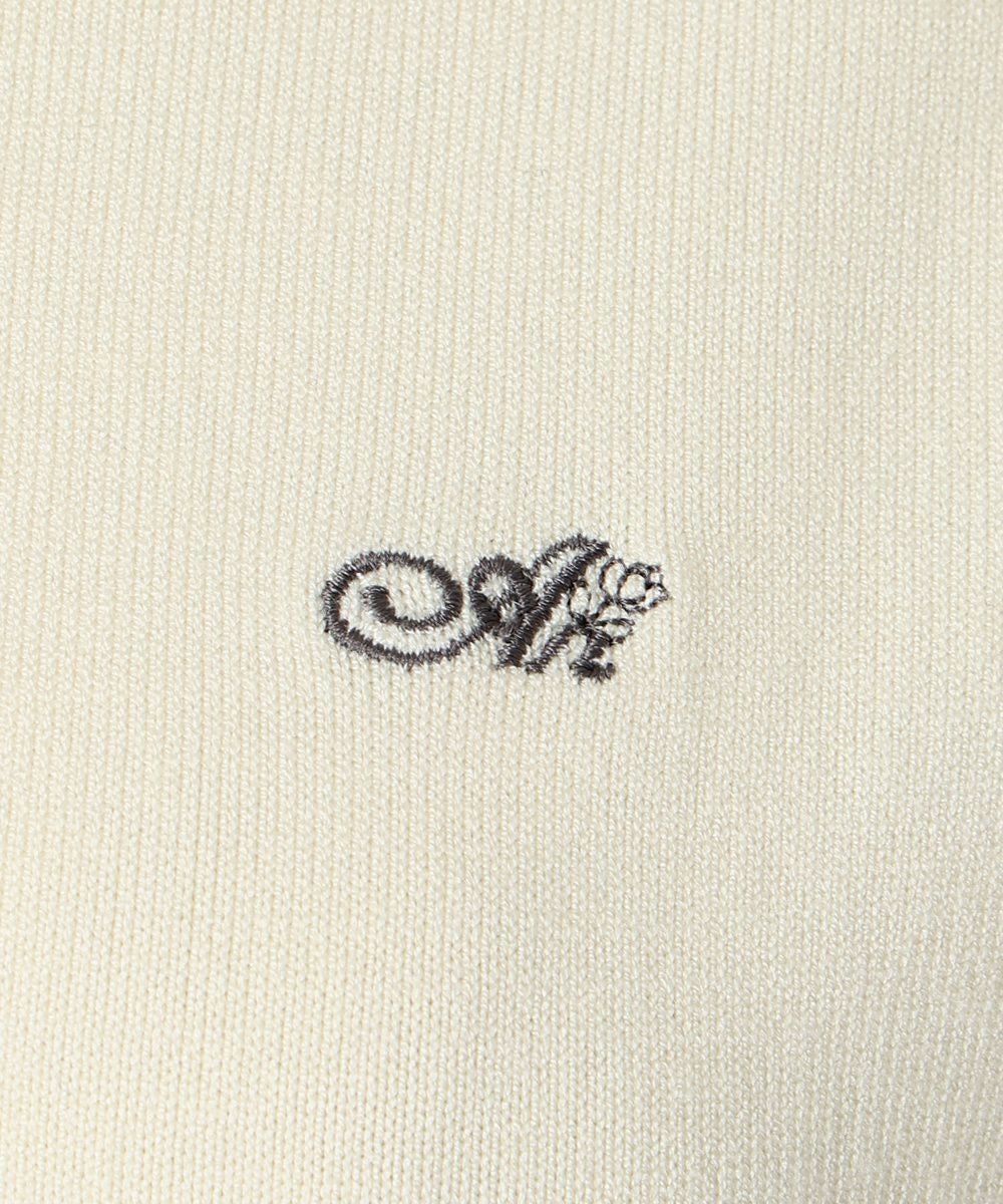 ロゴ刺繍 (ivory)