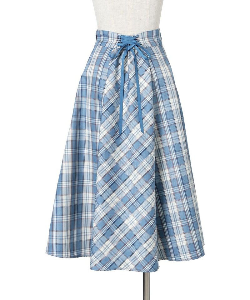 バック (blue×white)