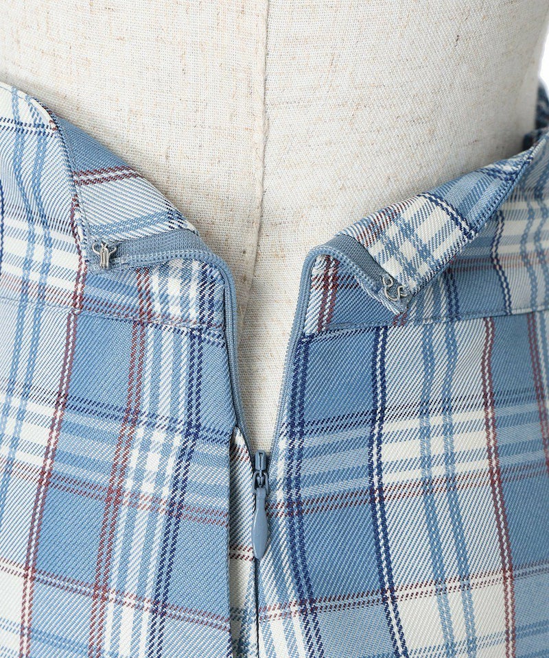 サイドファスナー (blue×white)