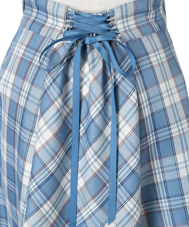 バック (blue×white)