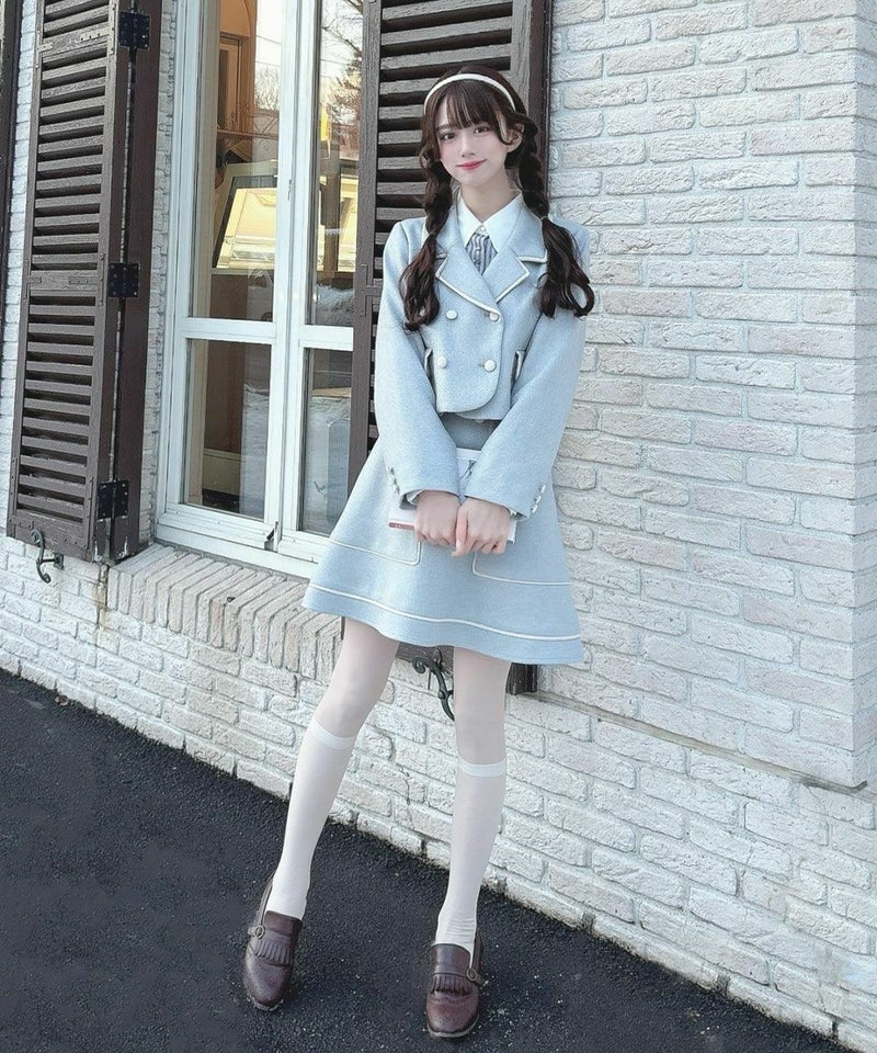light blue / 163cm