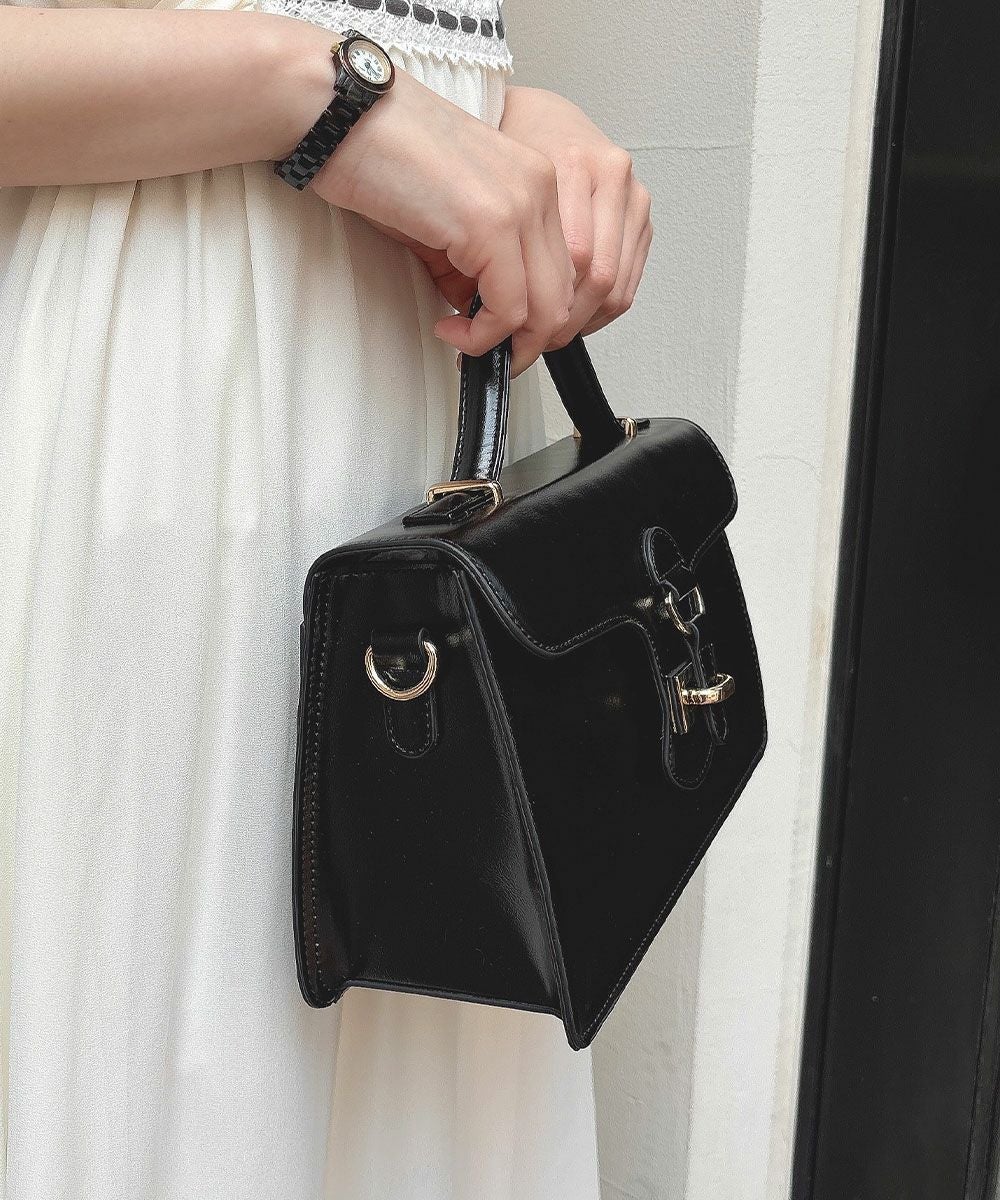 WEB限定】ベルトフラップハンドバッグ/an another angelus [00BC05a012