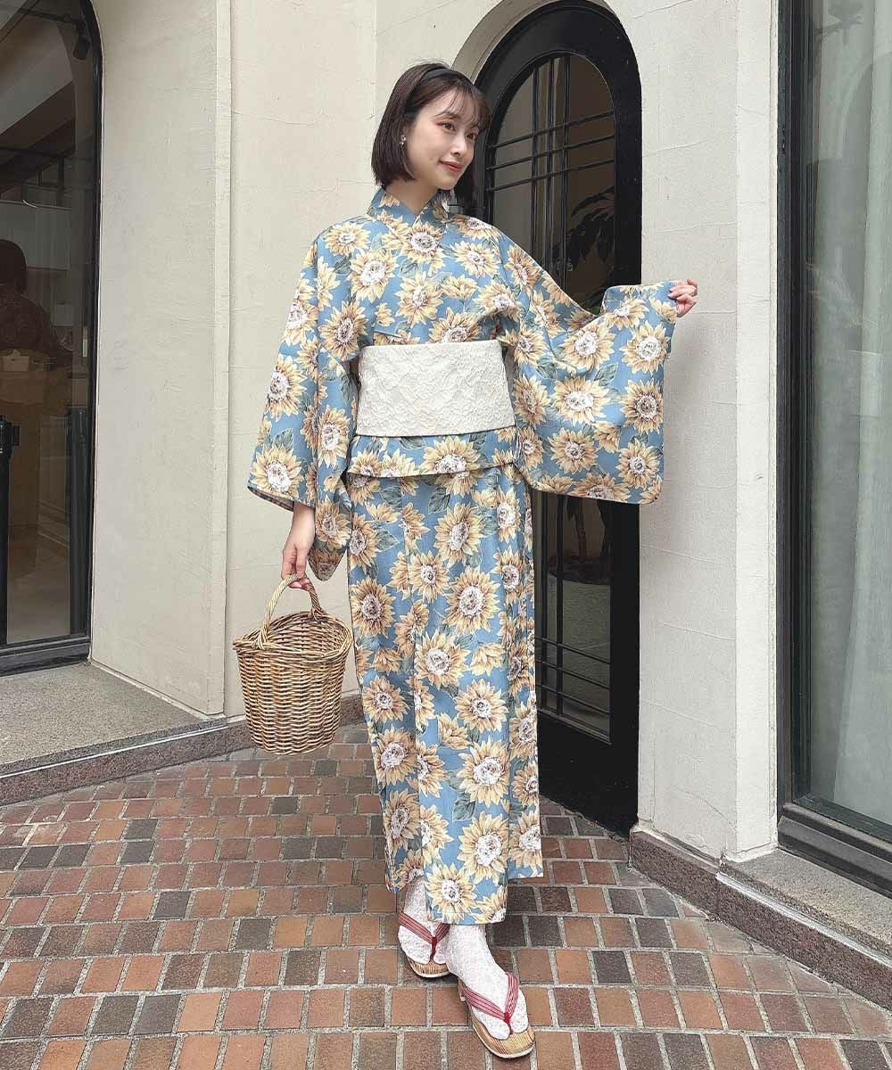 □ヒマワリ柄浴衣セット/F i.n.t [54AE03j011] | F i.n.t公式通販サイト