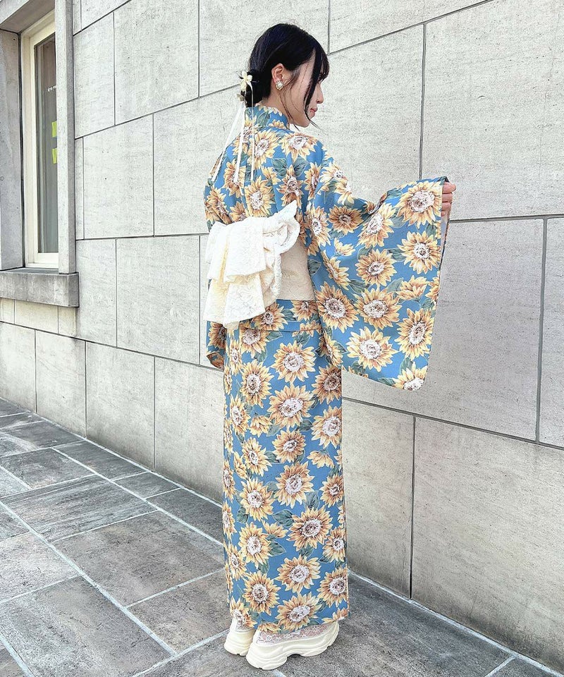 blue×yellow / 157cm