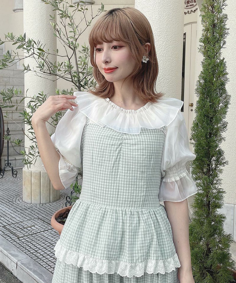 light green×white / 152cm