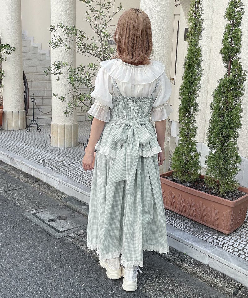 light green×white / 152cm