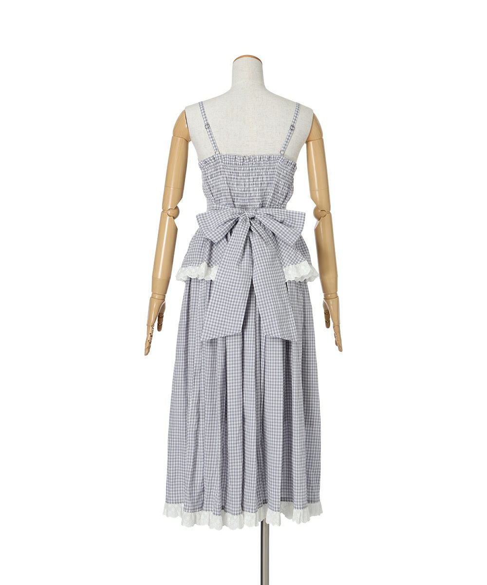 バック (light gray×white)