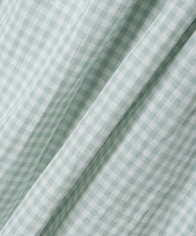 生地アップ (light green×white)