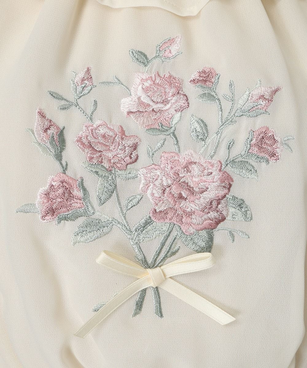 □ブーケ刺繍オフショルブラウス/an another angelus [54BF02h011] | F