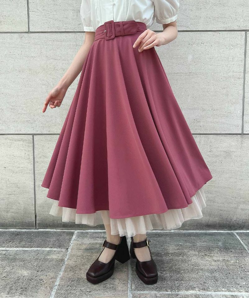 パニエサーキュラースカート/an another angelus [55BG03p001] | F