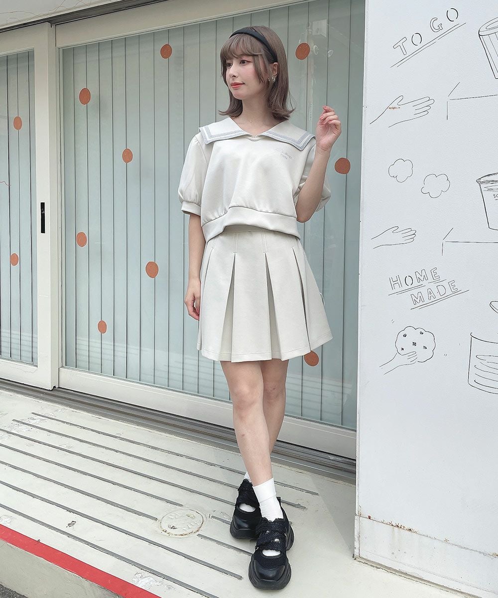 □レースラインセーラーカットトップス/F i.n.t [54AI02h014] | F