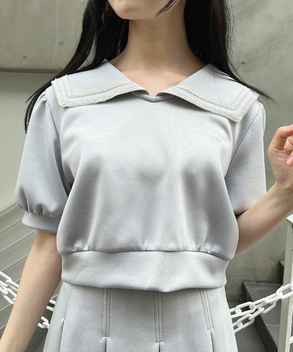 ♡セーラートップス♡ レースセーラーカラートップス – BUNNY APARTMENT