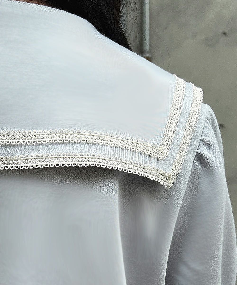 □レースラインセーラーカットトップス/F i.n.t [54AI02h014] | F