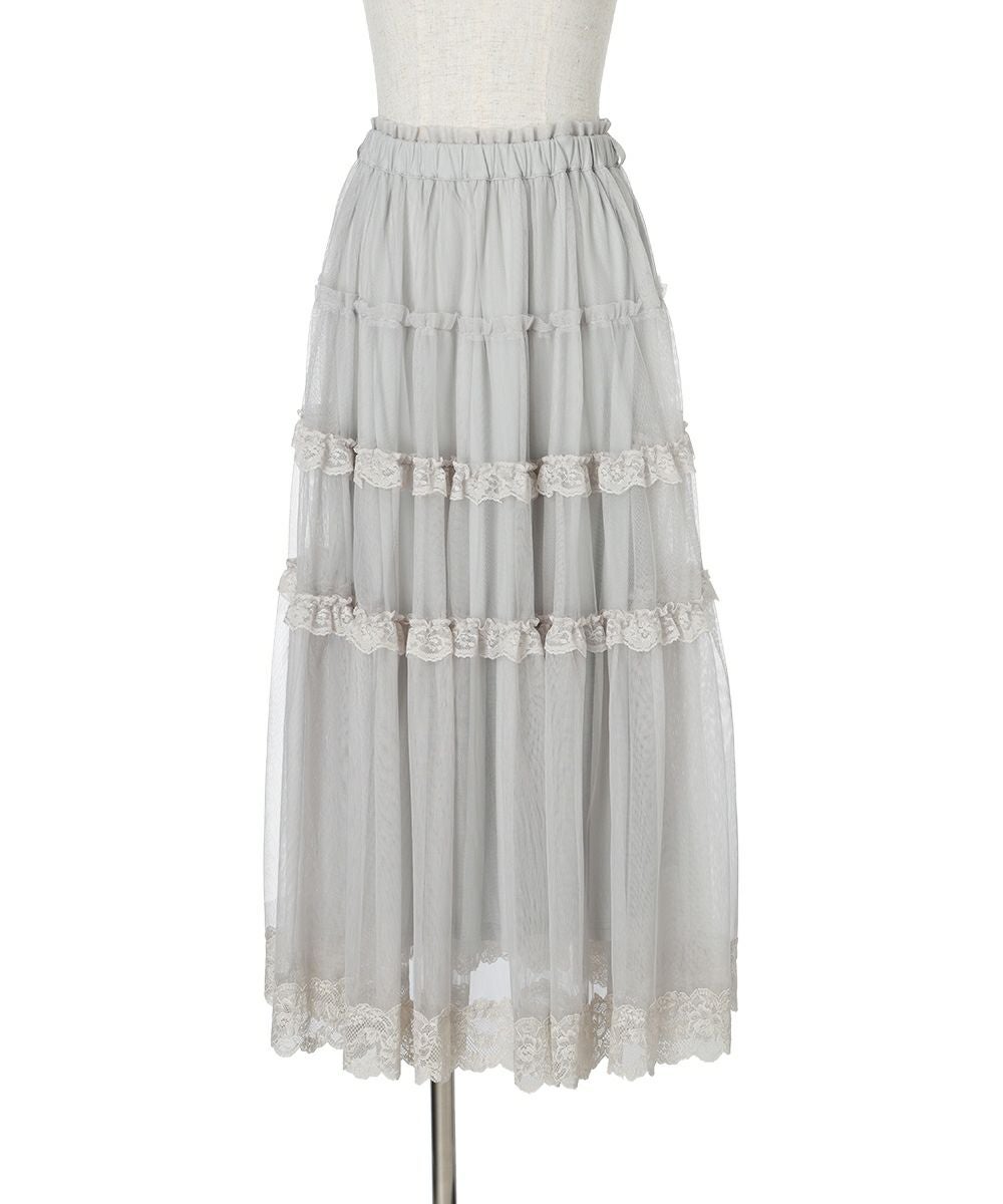 【ELLIE】チュールスカート GRAY FREE Skirt – ELLIE