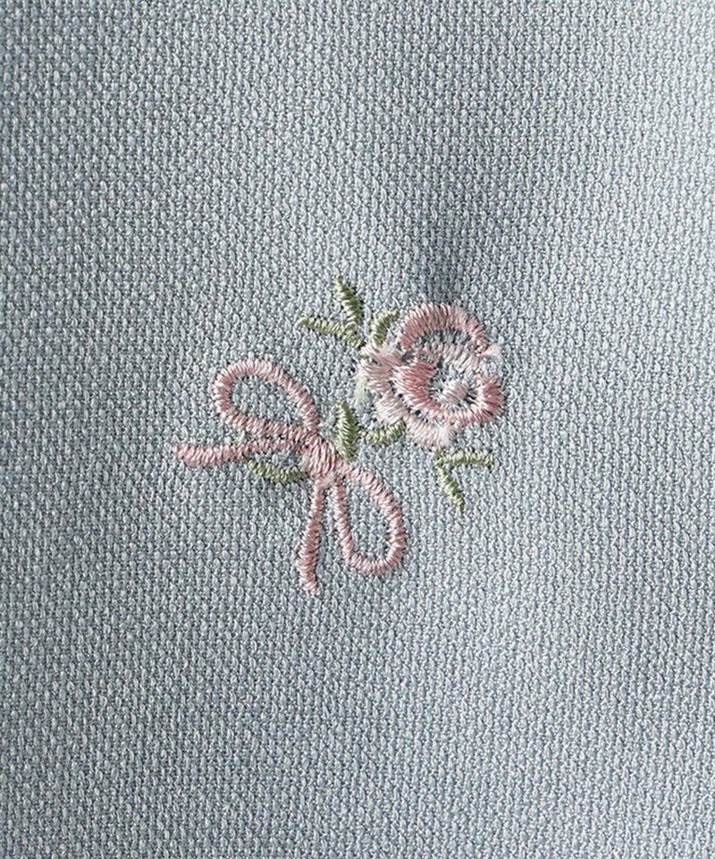 刺繍 (blue gray)