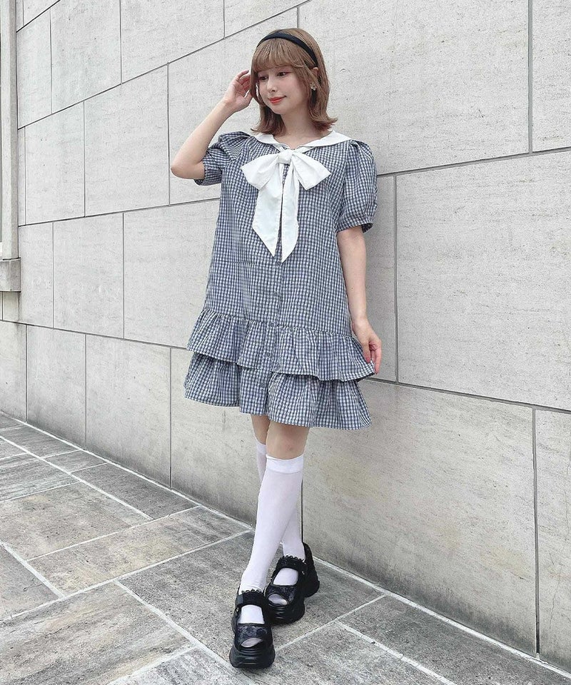 navy×white / 152cm